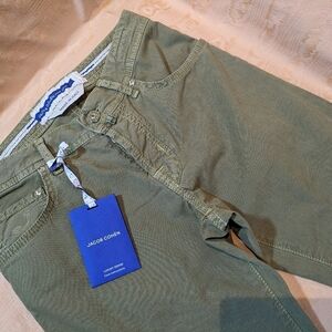 Jacob Cohen “Nick Slim” Men’s Jeans – Size 30 – Green – NWT
